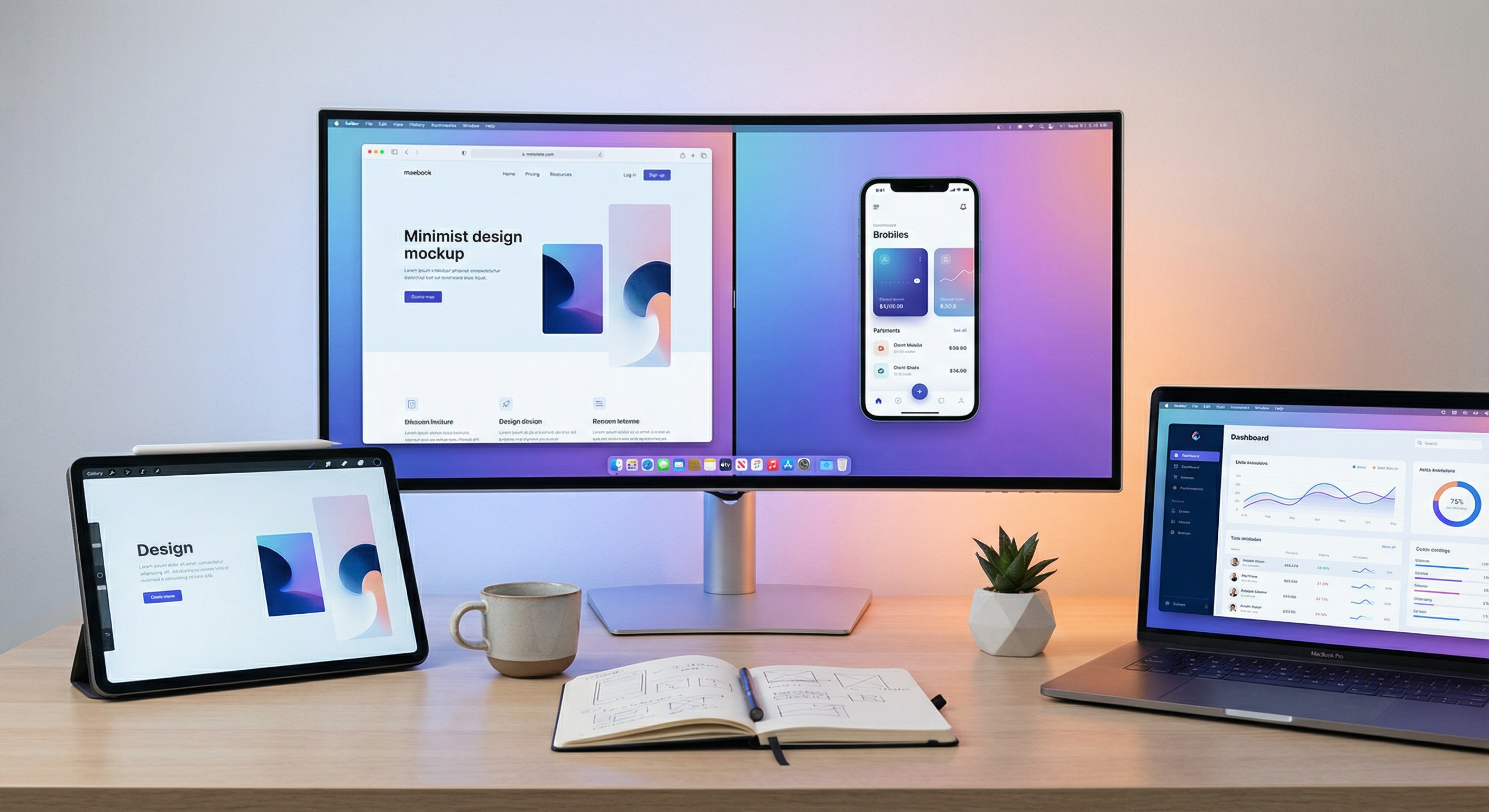 Interface web premium développée par Antesy – design moderne, performance et expérience utilisateur optimisée
